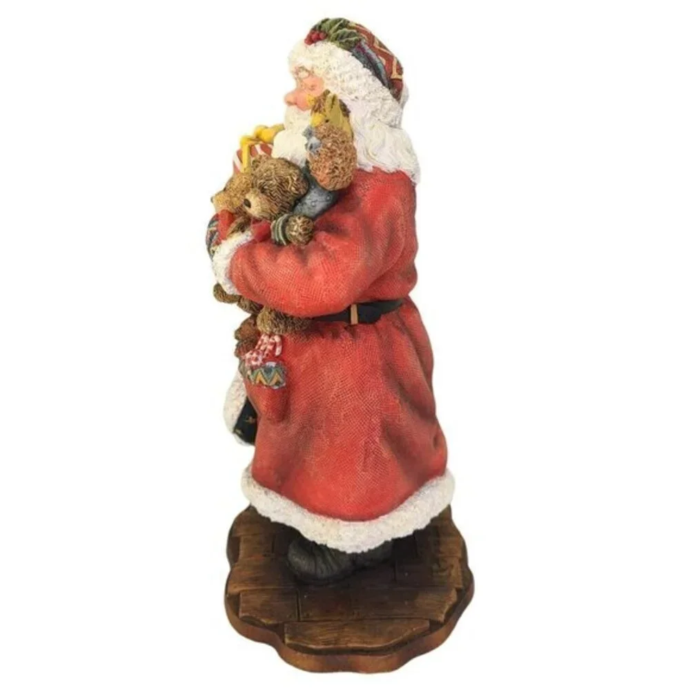 Sherri Buck Baldwin Santa Figurine Bountiful Bears IV Lang and Wise‎ Vintage